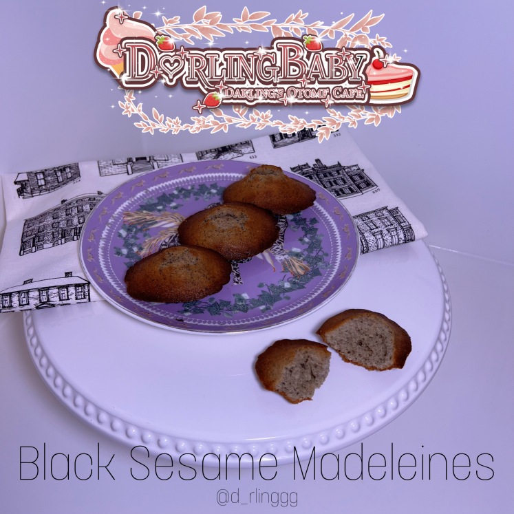 Darling’s Black Sesame Madeleines